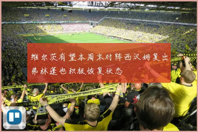 维尔茨有望本周末对阵西汉姆复出弗林蓬也积极恢复状态